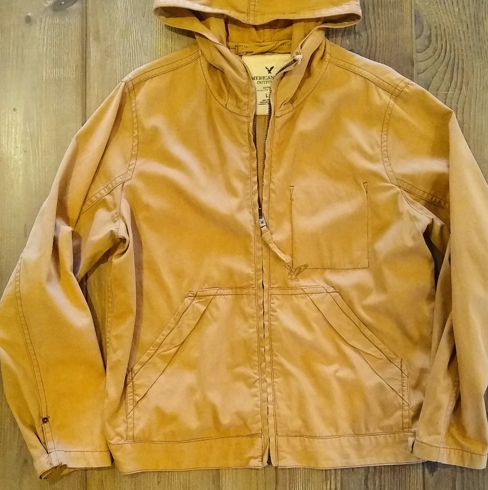 American Eagle Canvas Hooded Jacket